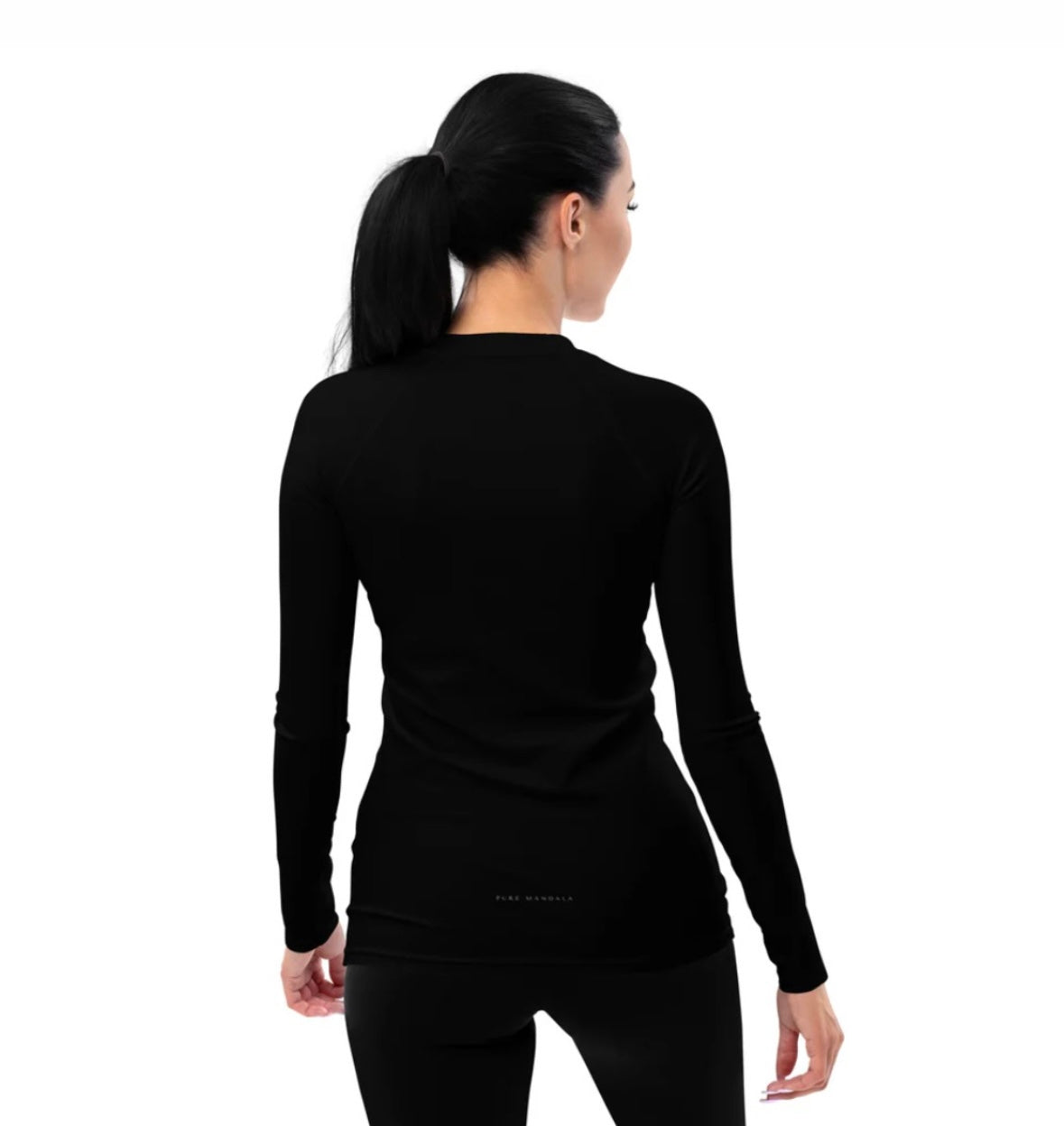 ASANA Long Sleeve Full Length Top - White