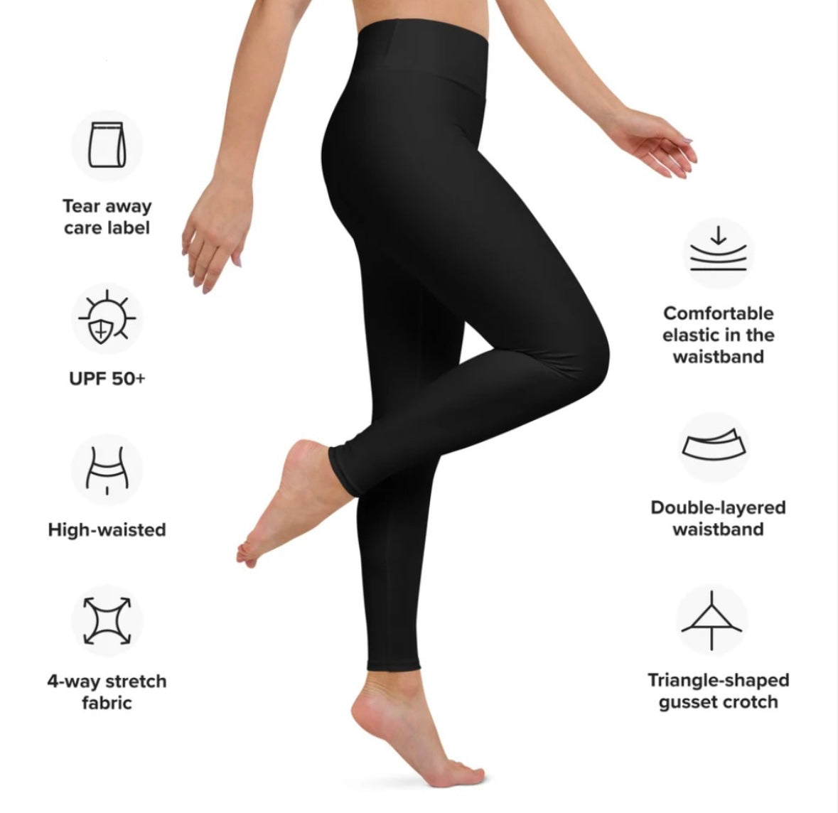 ASANA High Waisted Leggings - Zen Grey