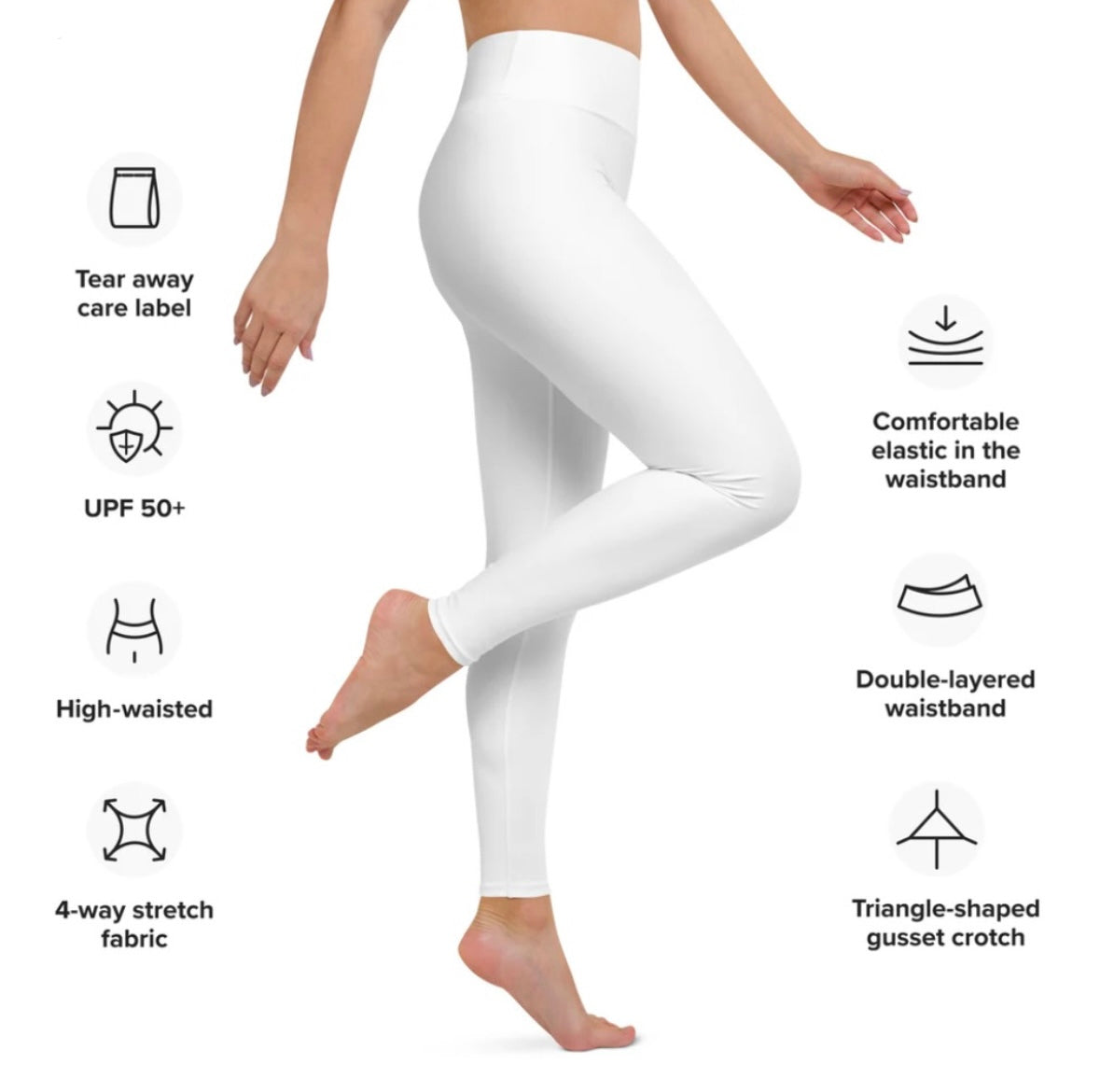 ASANA High Waisted Leggings - Zen Grey