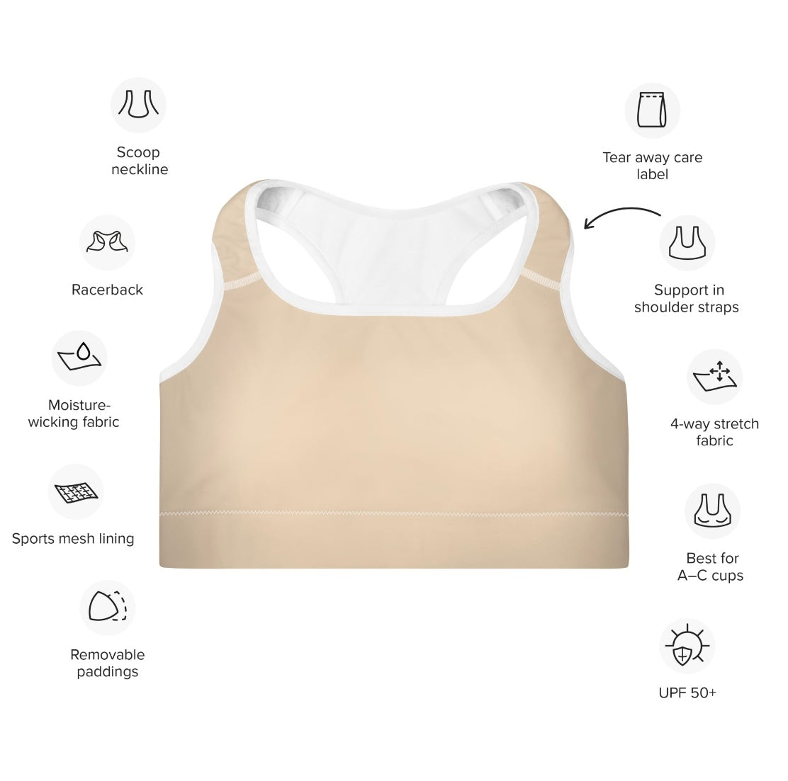 CHAKRA Sports Bra - Zen Grey
