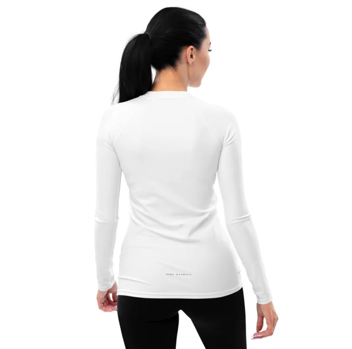 ASANA Long Sleeve Full Length Top - Black